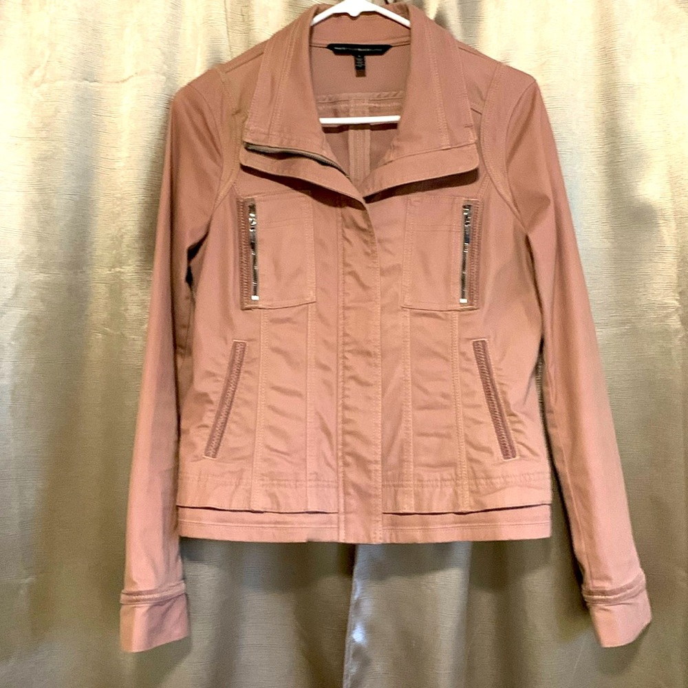 WHBM Mauve Moto style jacket
